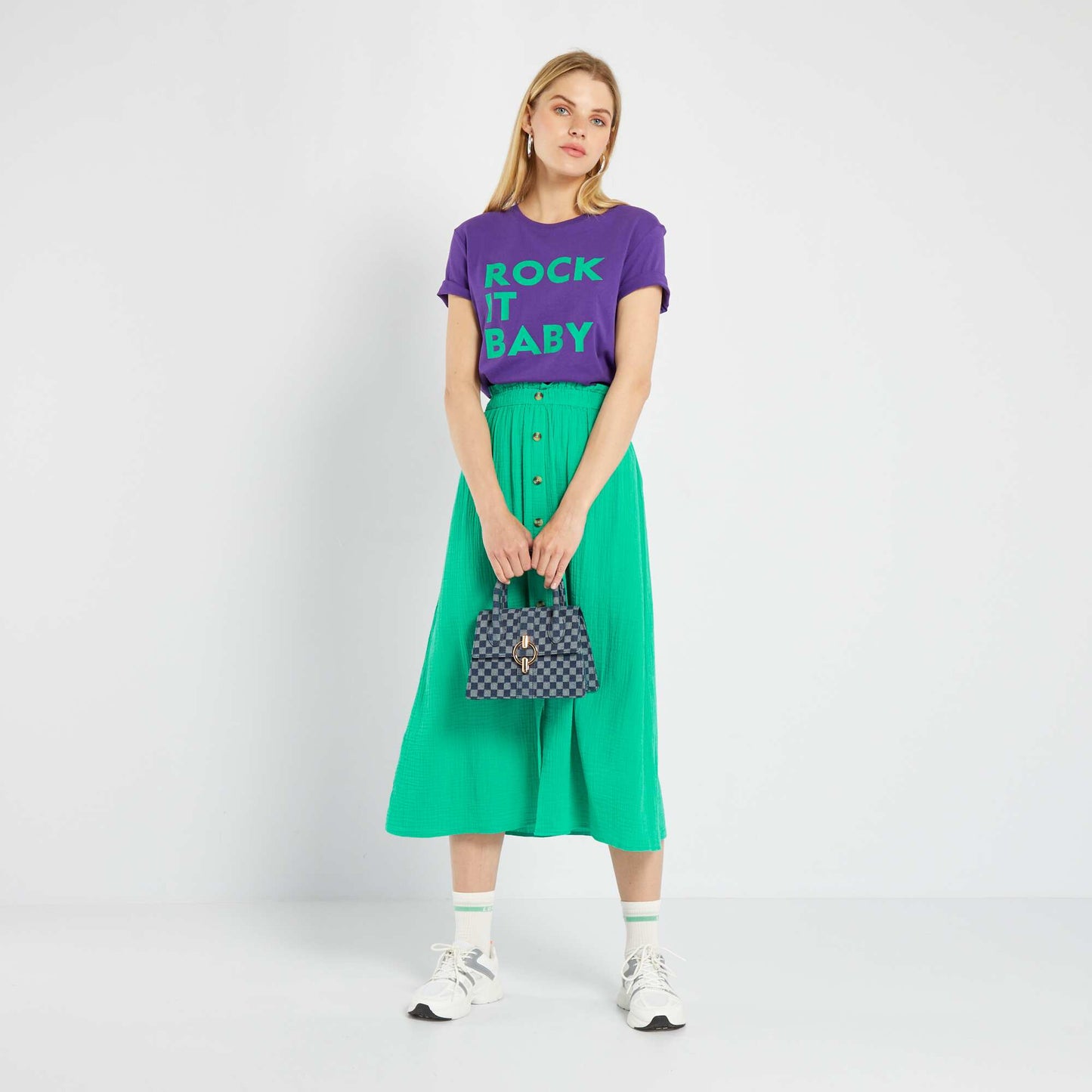 Eco-design heart T-shirt PURPLEROCK