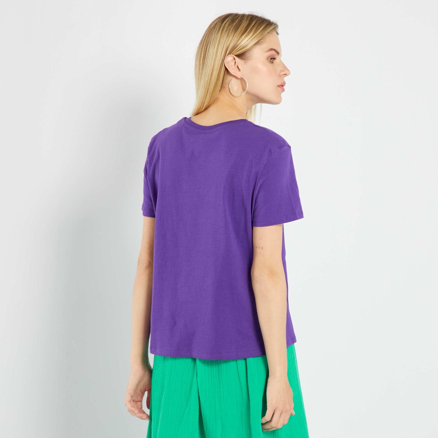Eco-design heart T-shirt PURPLEROCK