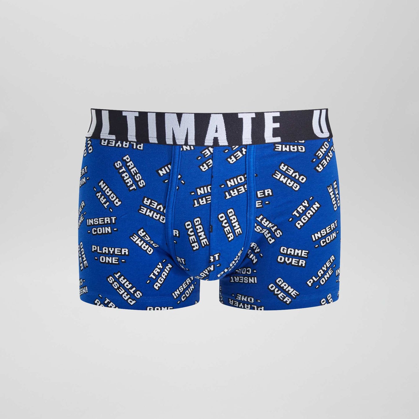 Pack of 3 patterned boxer shorts BLACK