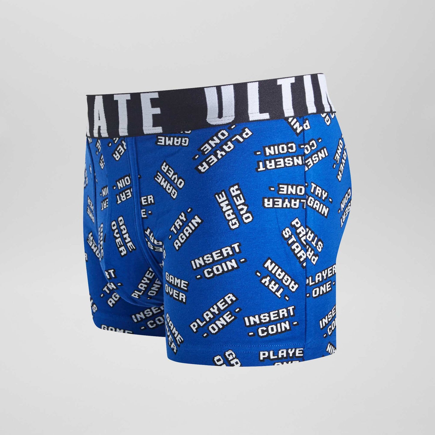 Pack of 3 patterned boxer shorts BLACK