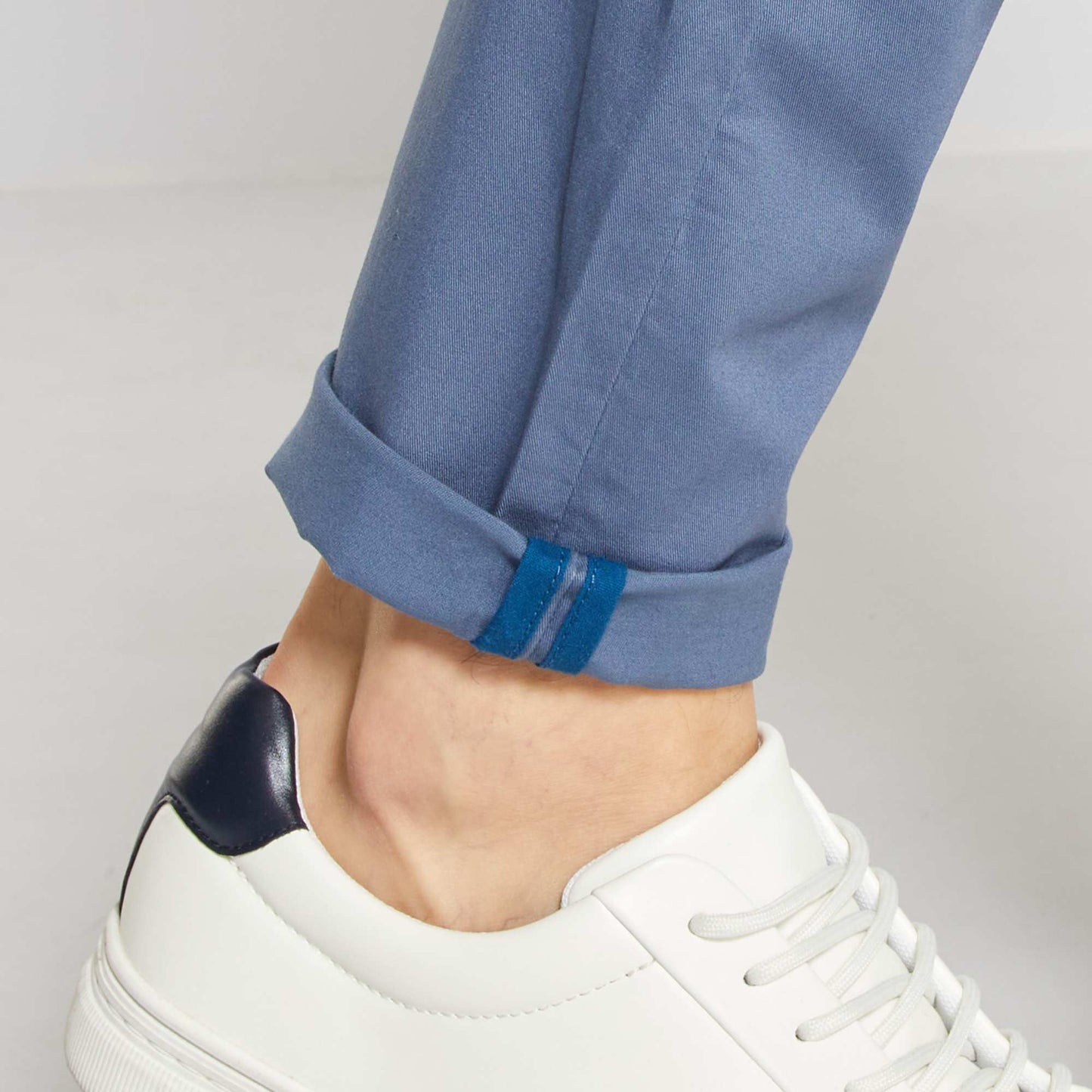 Stretch skinny chinos - L32 BLUE