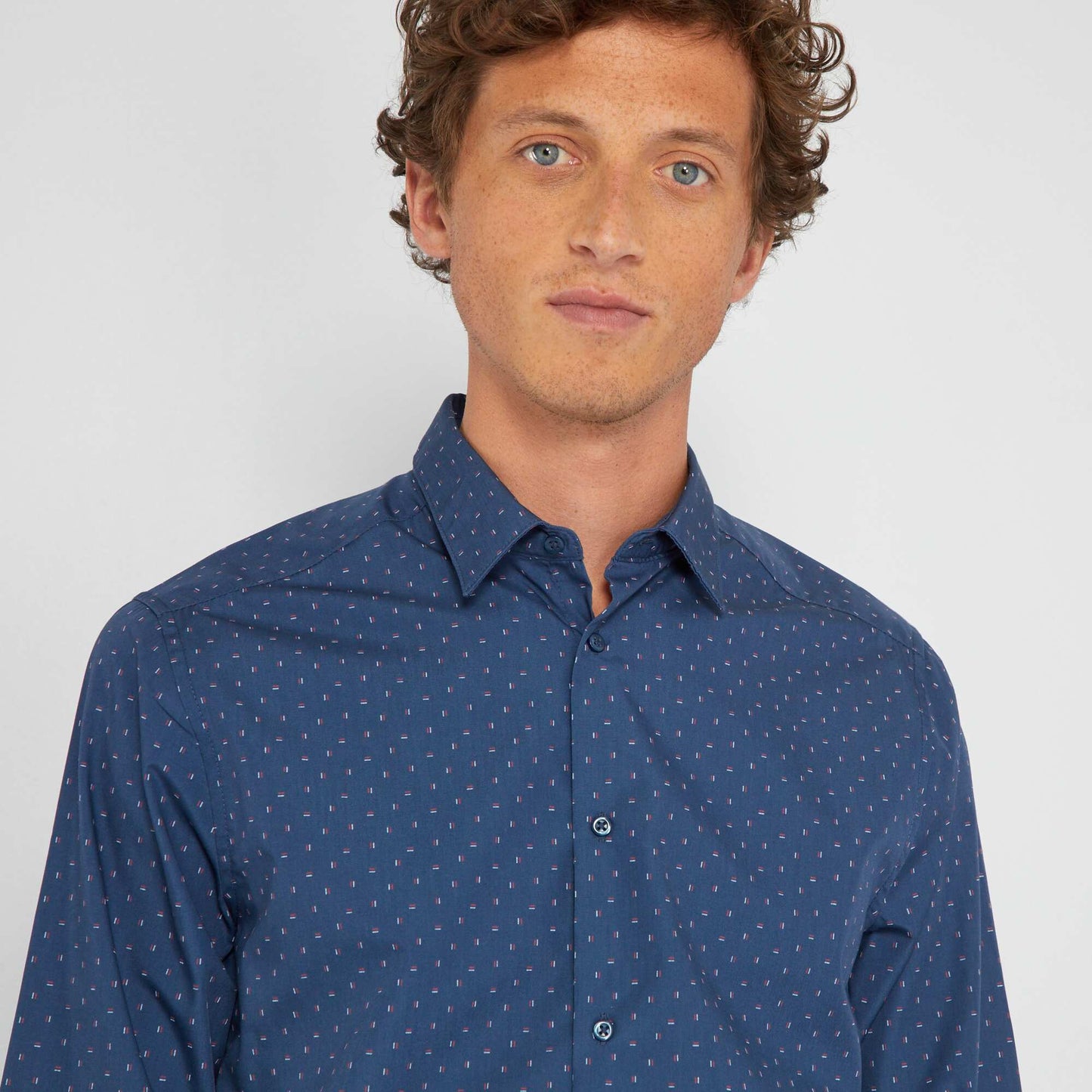 Regular-fit shirt BLUE