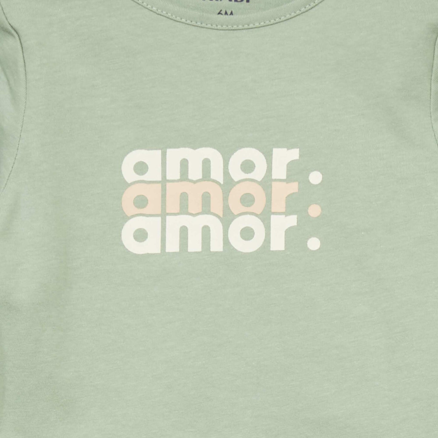 Long-sleeved printed T-shirt GREEN LOVE