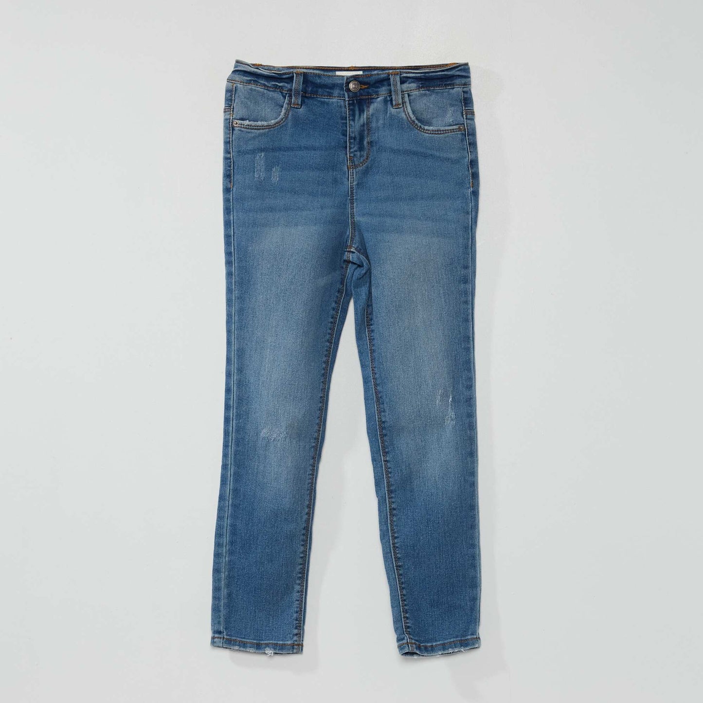 Slim-fit denim trousers BLUE