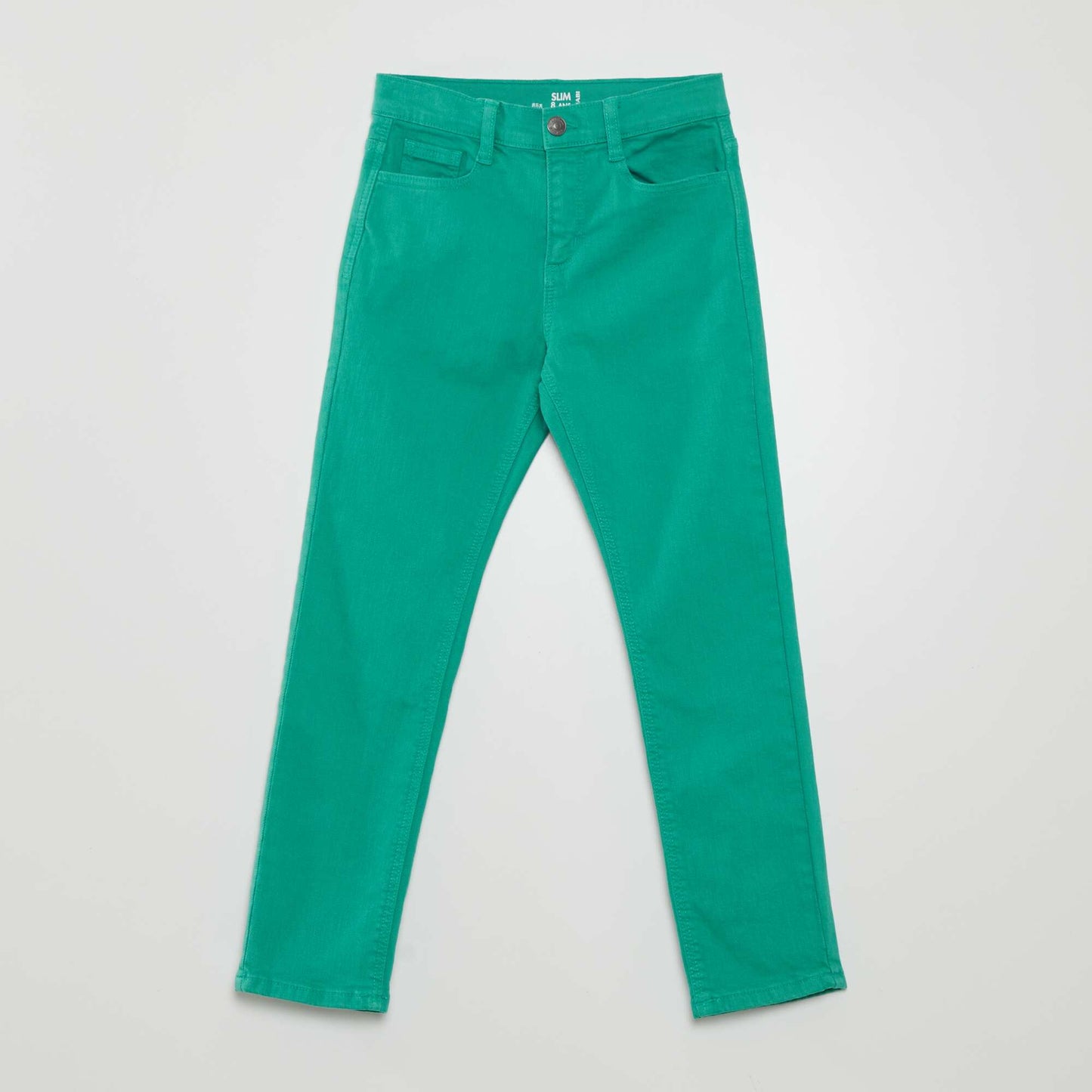 Slim-fit 5-pocket jeans GREEN