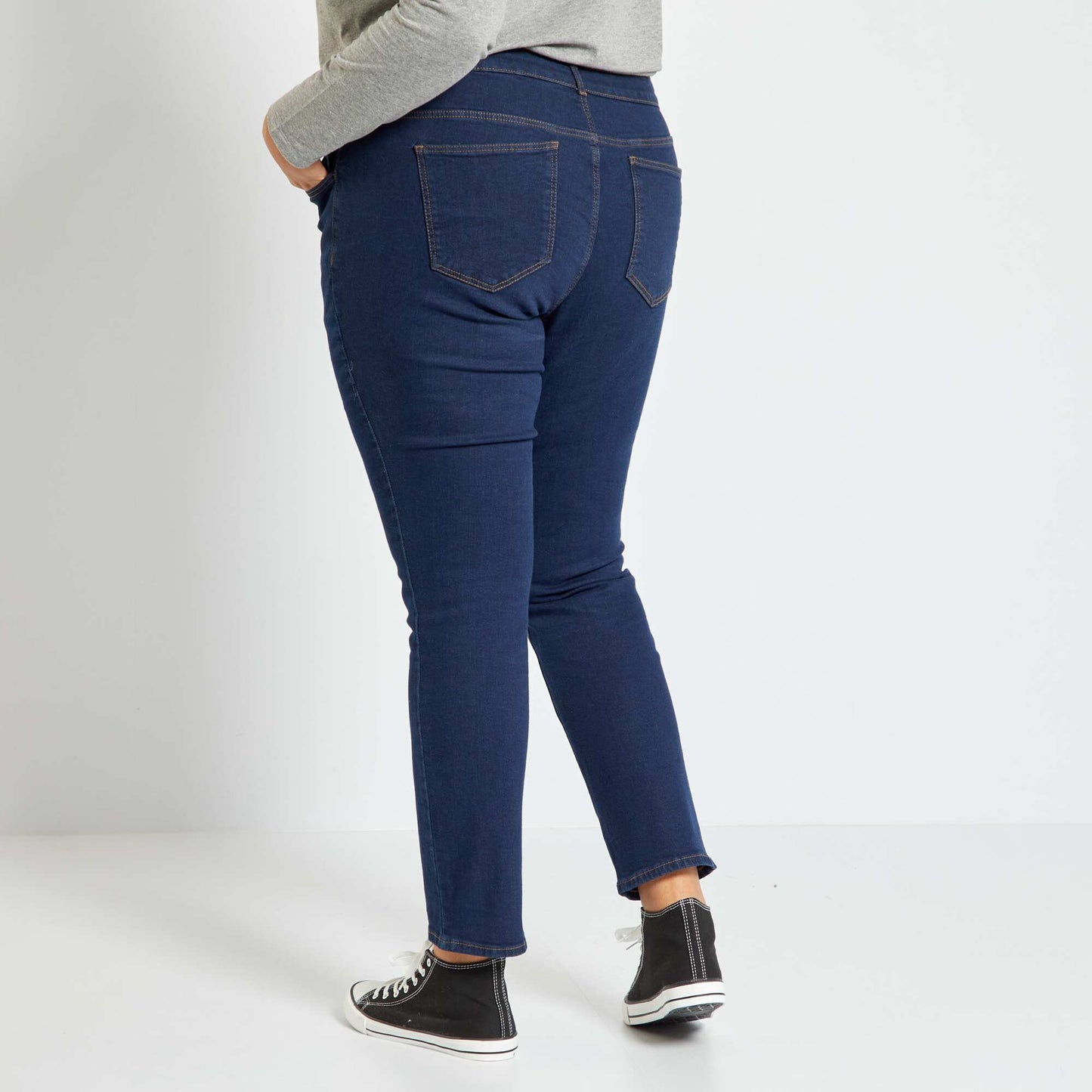 Regular stretch denim jeans BLUE