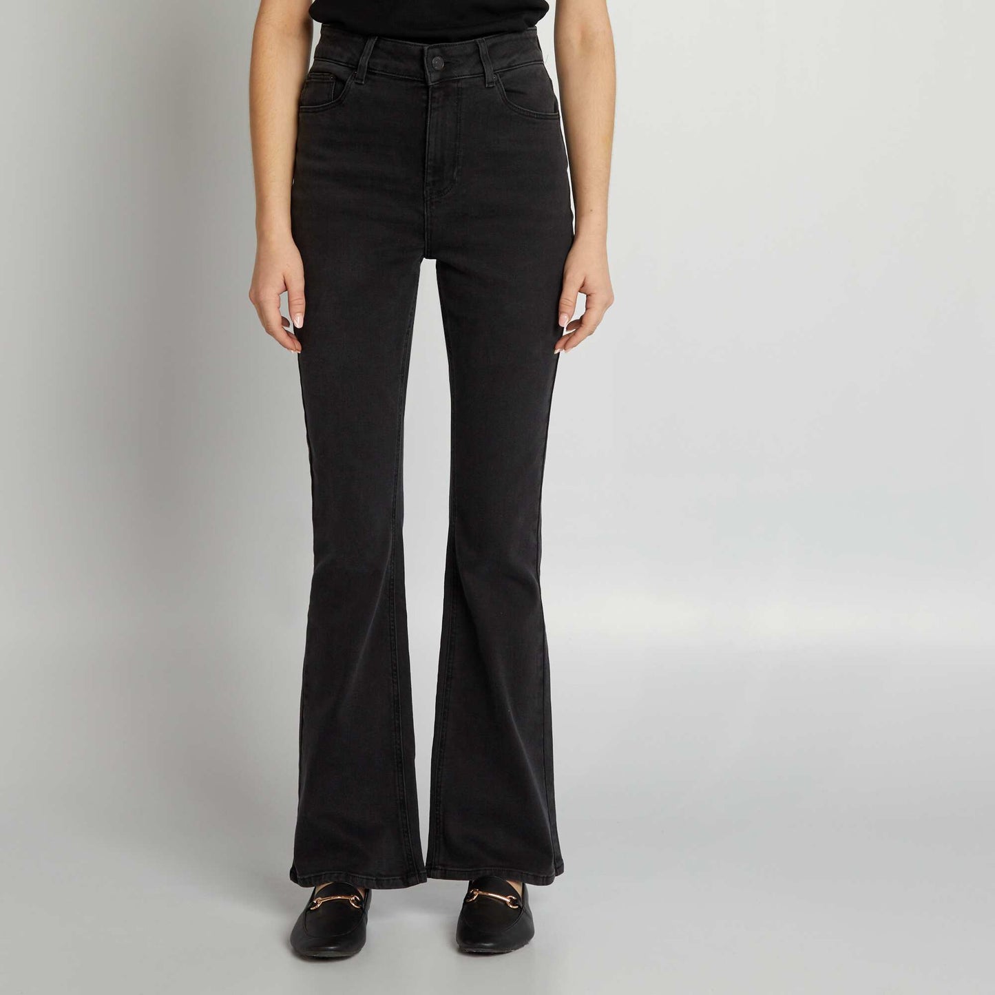 Flared jeans - L30 BLACK