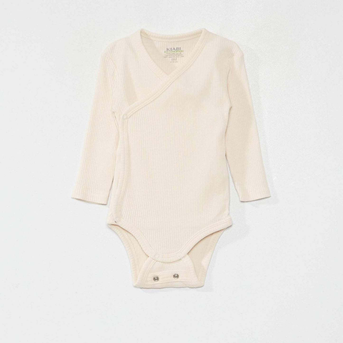 Pack of 2 bodysuits with double row of press-studs - adaptable PINK