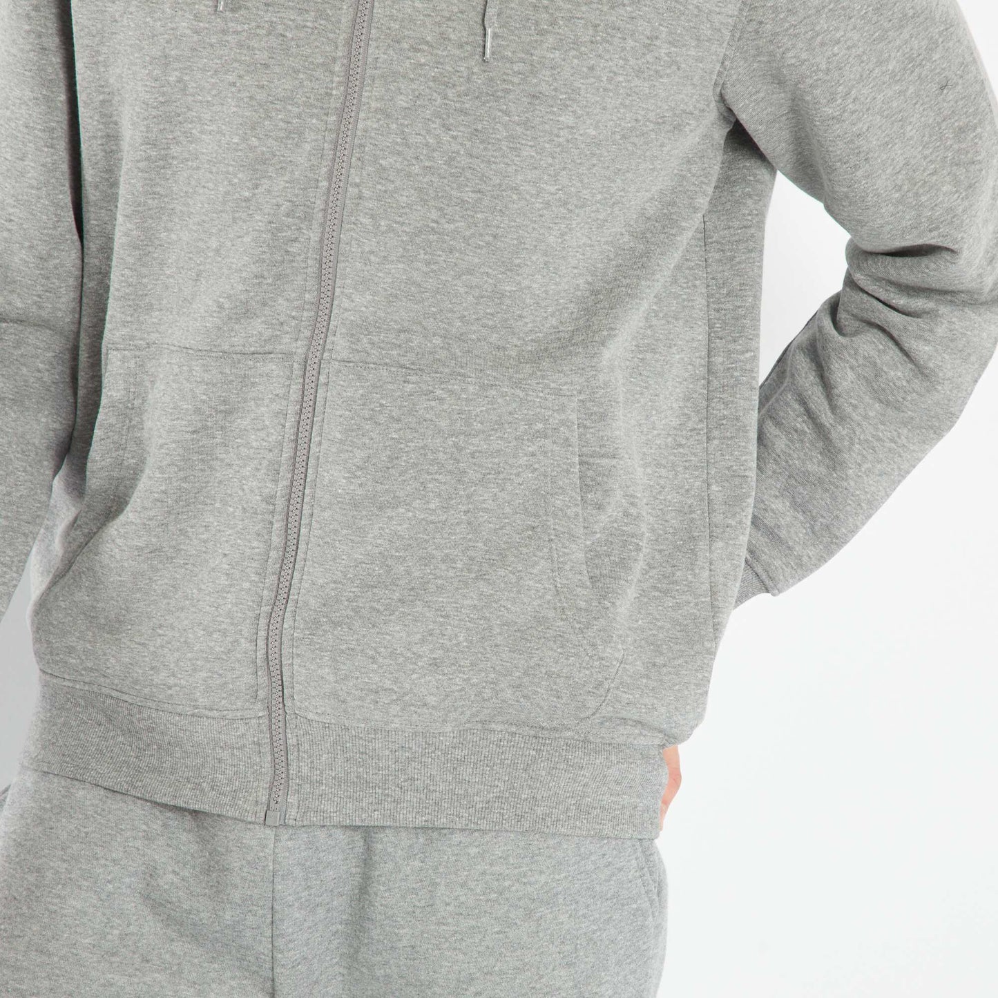 Zip-up hoodie GREY