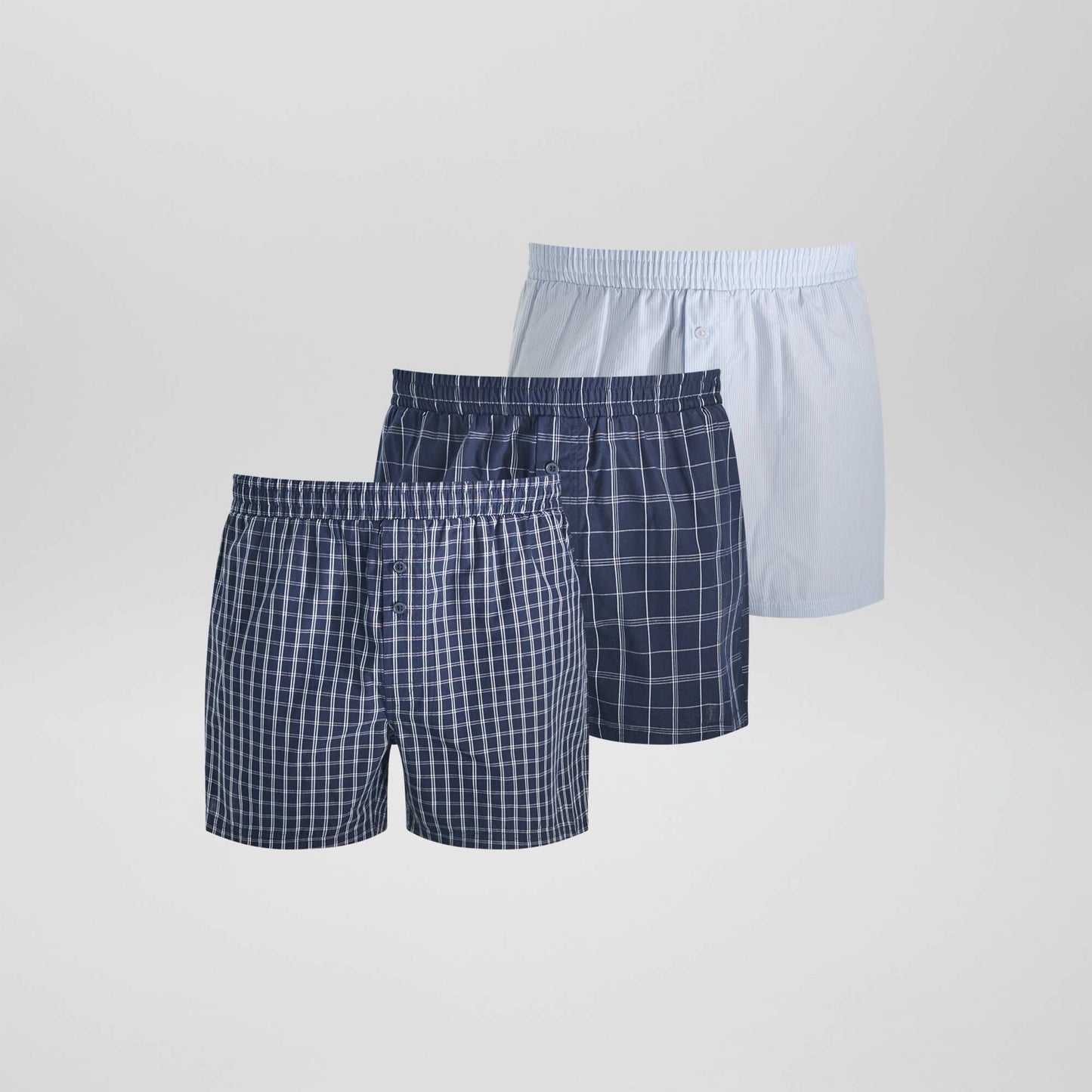 3 pairs of boxer shorts BLUE