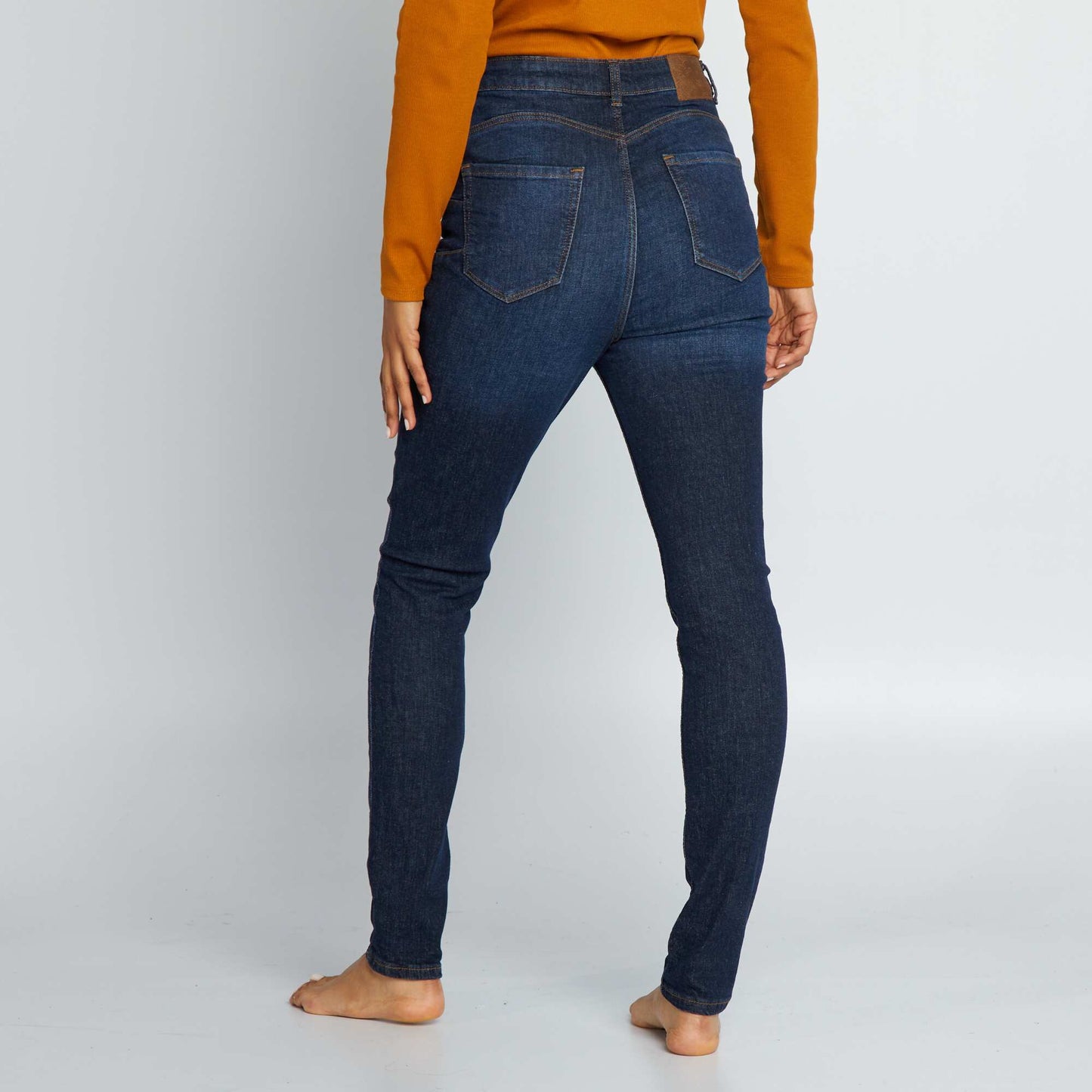 High-rise skinny jeans - L30 RINSE1