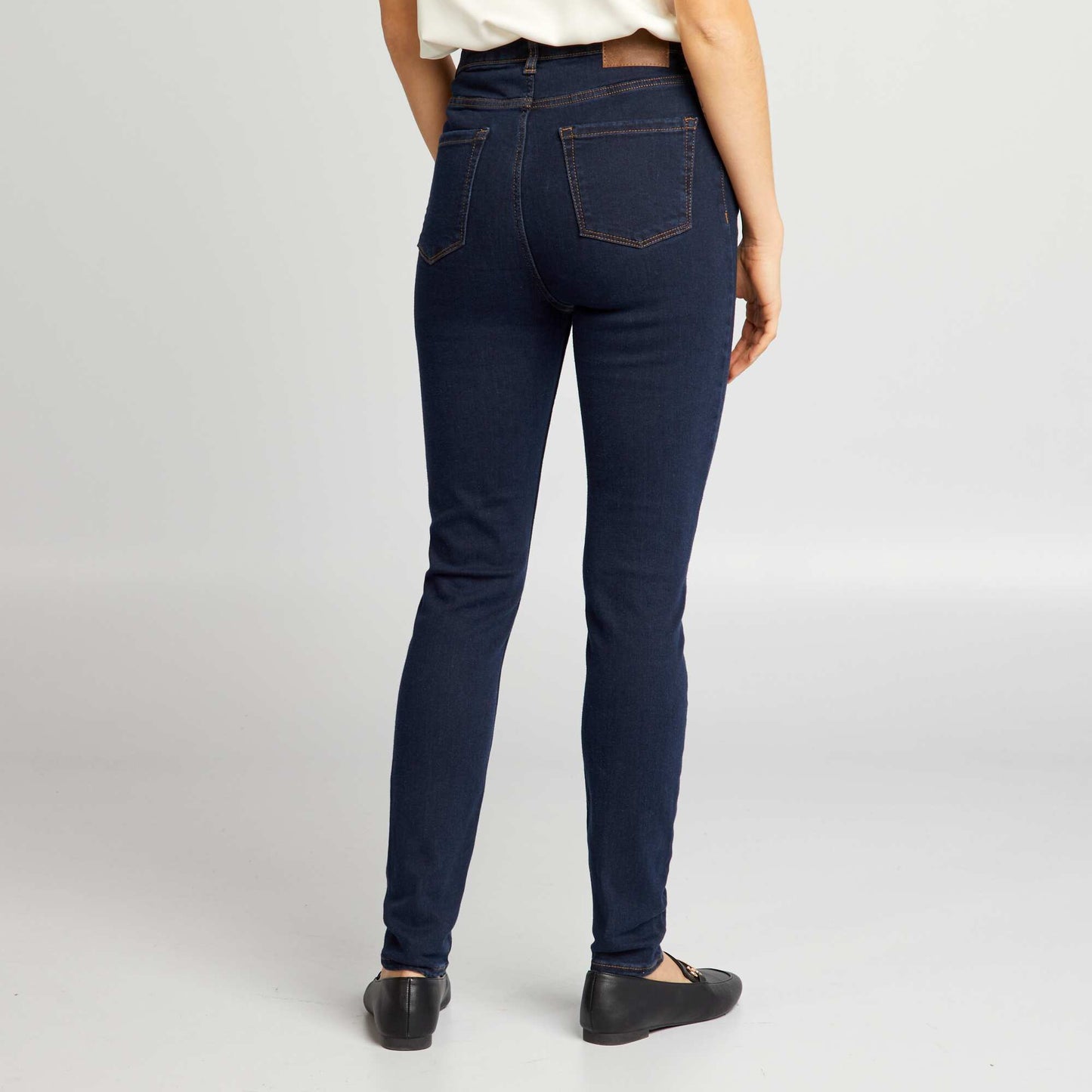 High-rise skinny jeans BLUE