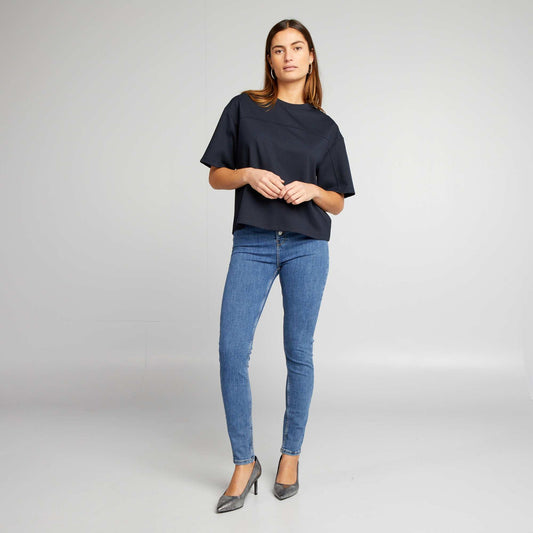 High-rise skinny jeans BLUE