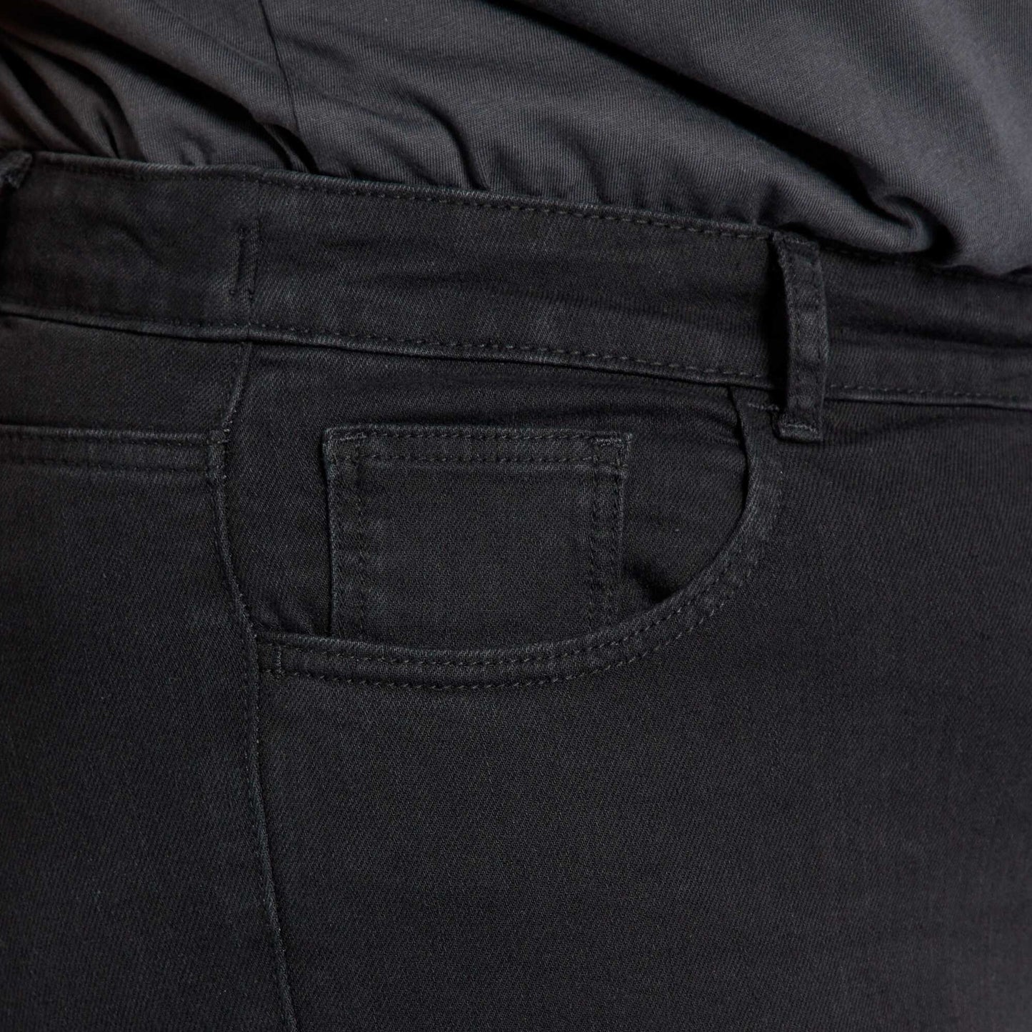 Skinny stretch trousers - 5 pockets - L30 BLACK