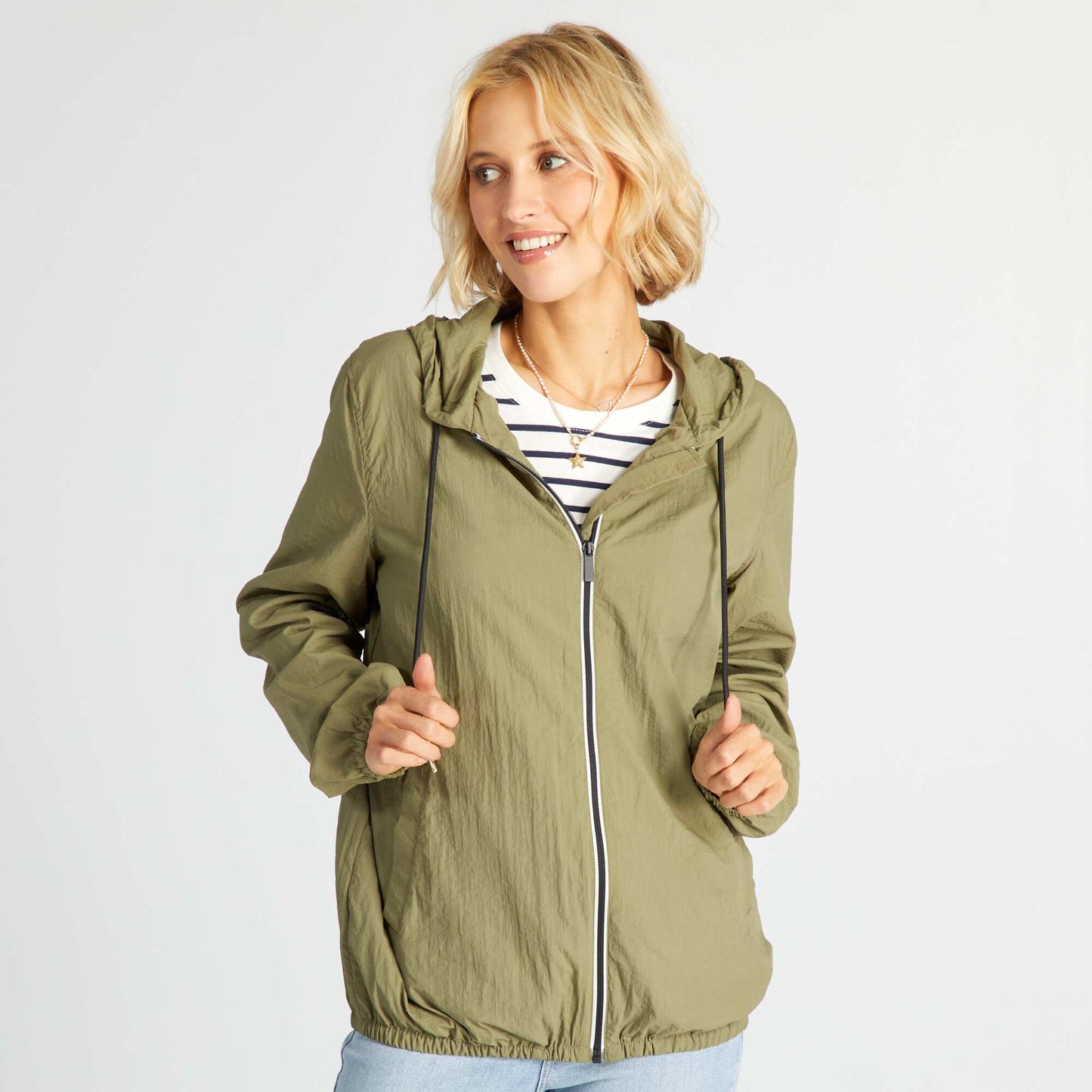 Showerproof sports jacket LICH GREEN