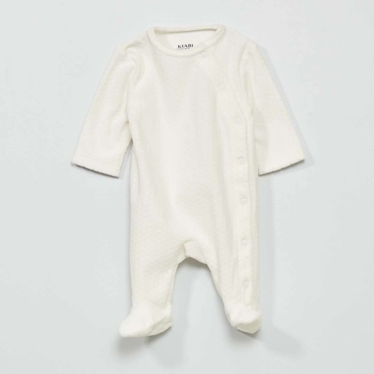 Long sleepsuit WHITE