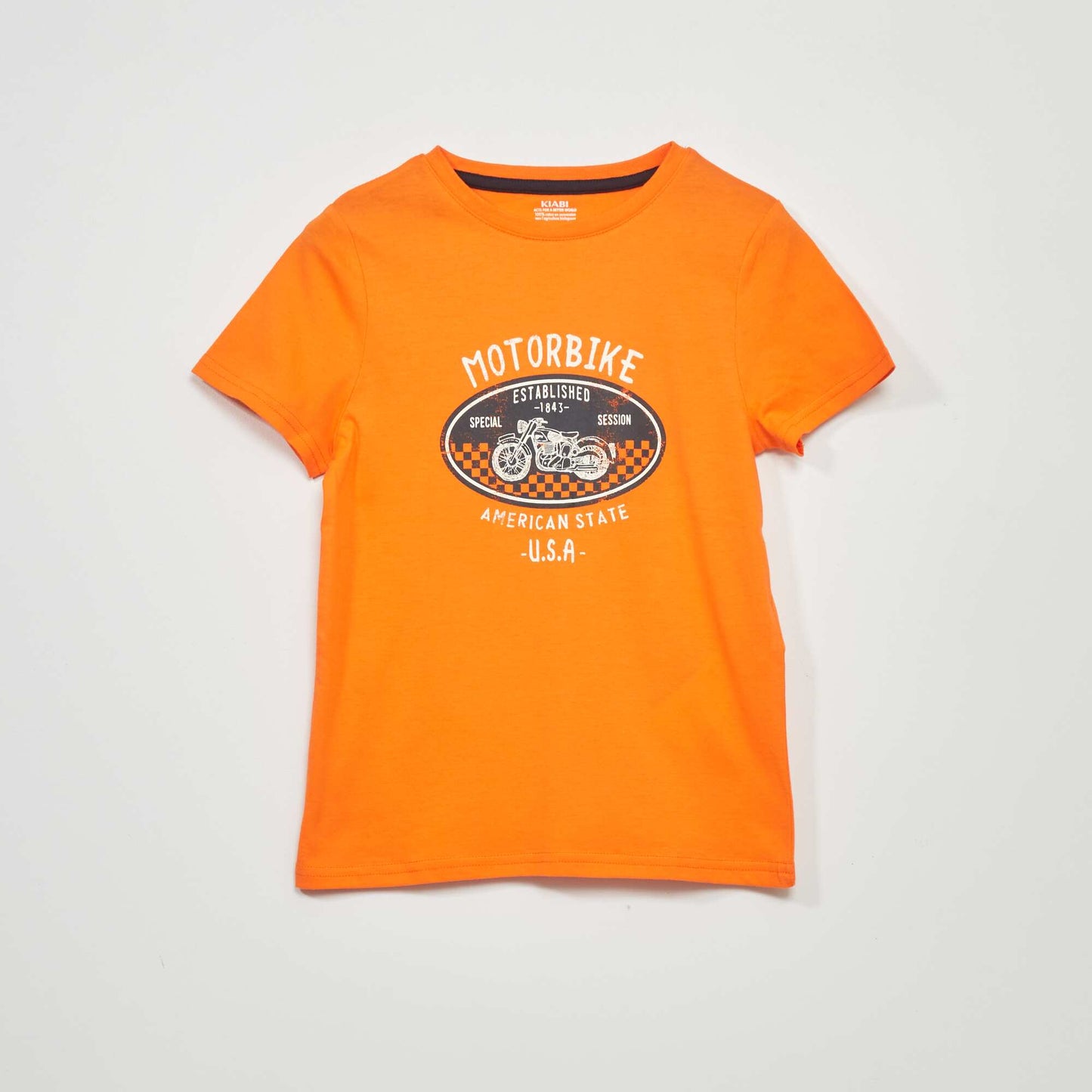 Printed T-shirt ORANGE