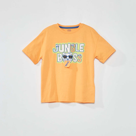 Fun jersey T-shirt ORANGE