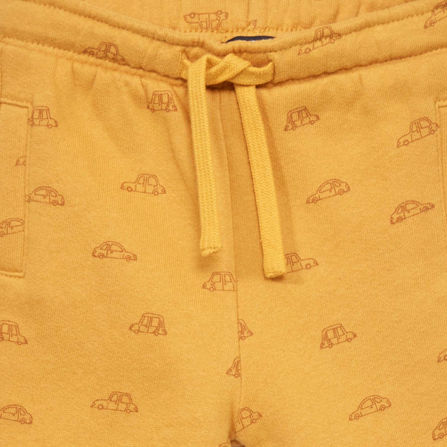 Sweatshirt fabric joggers YELLOW