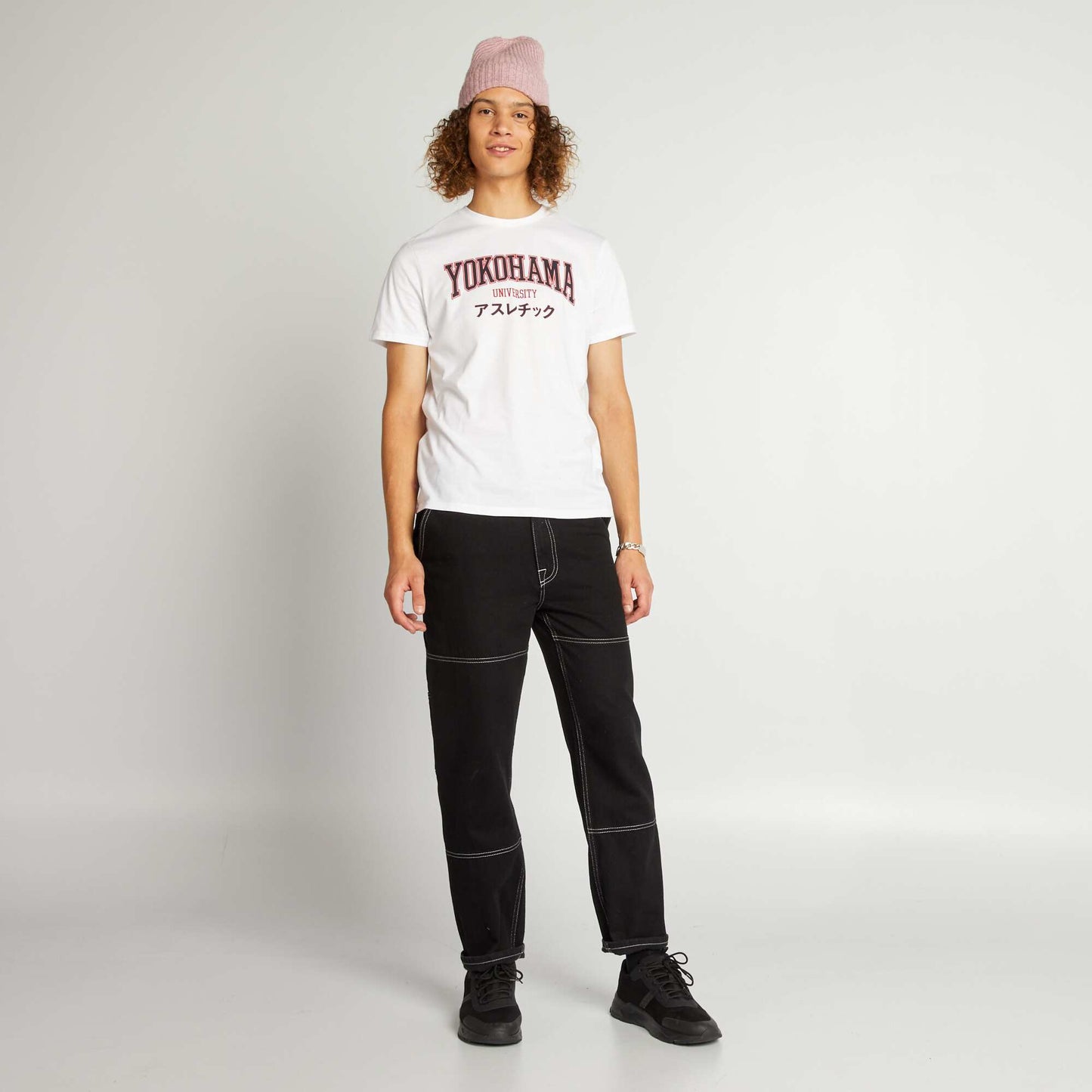 Printed jersey T-shirt NEWYOKO
