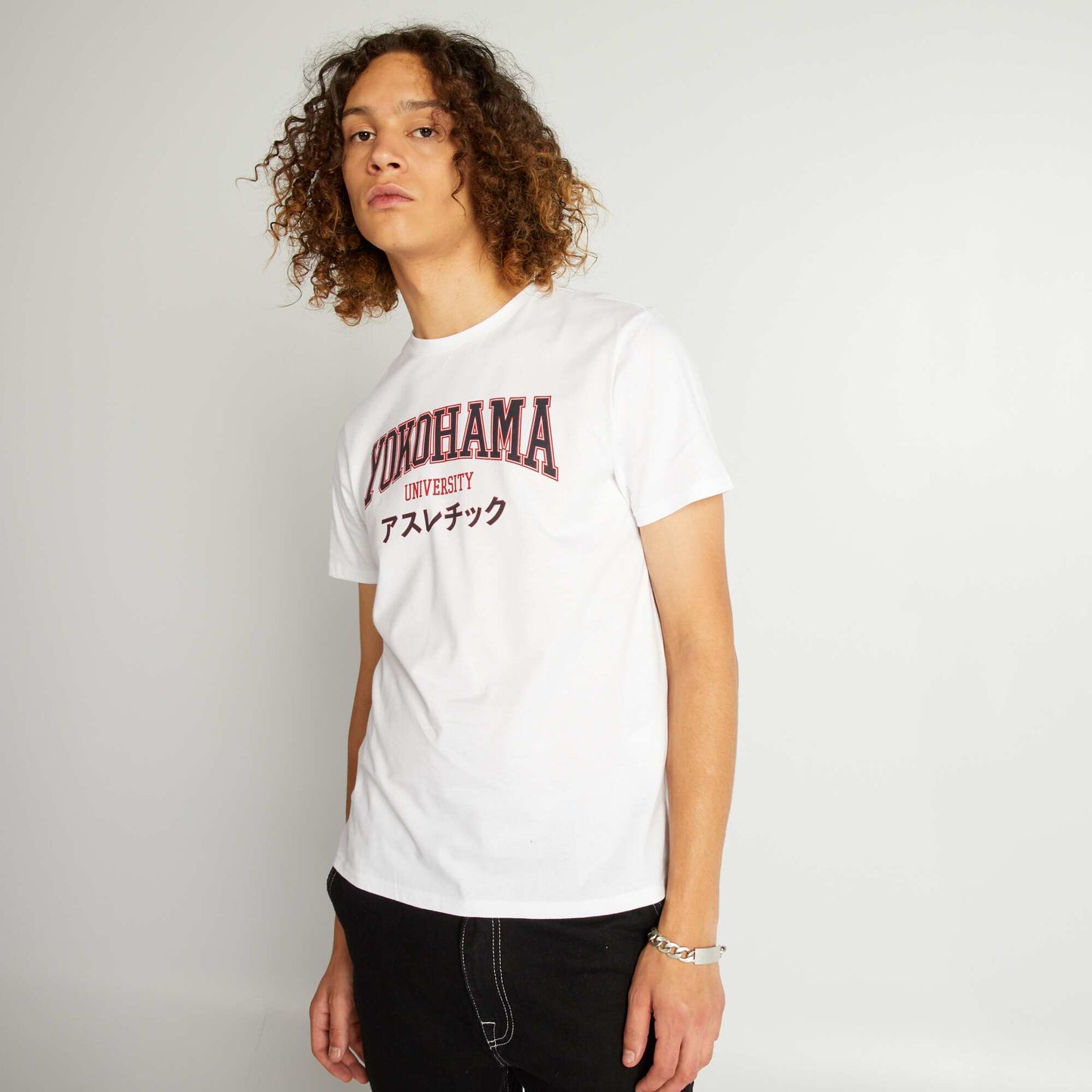 Printed jersey T-shirt NEWYOKO