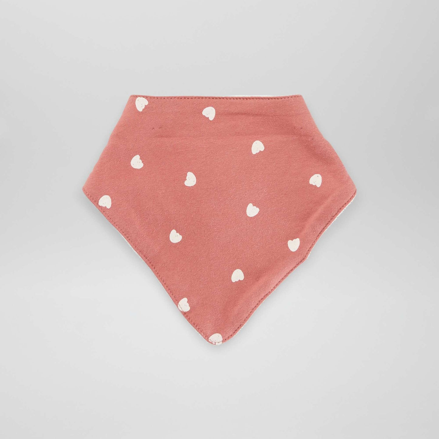 Pack of 3 triangle bibs PINK