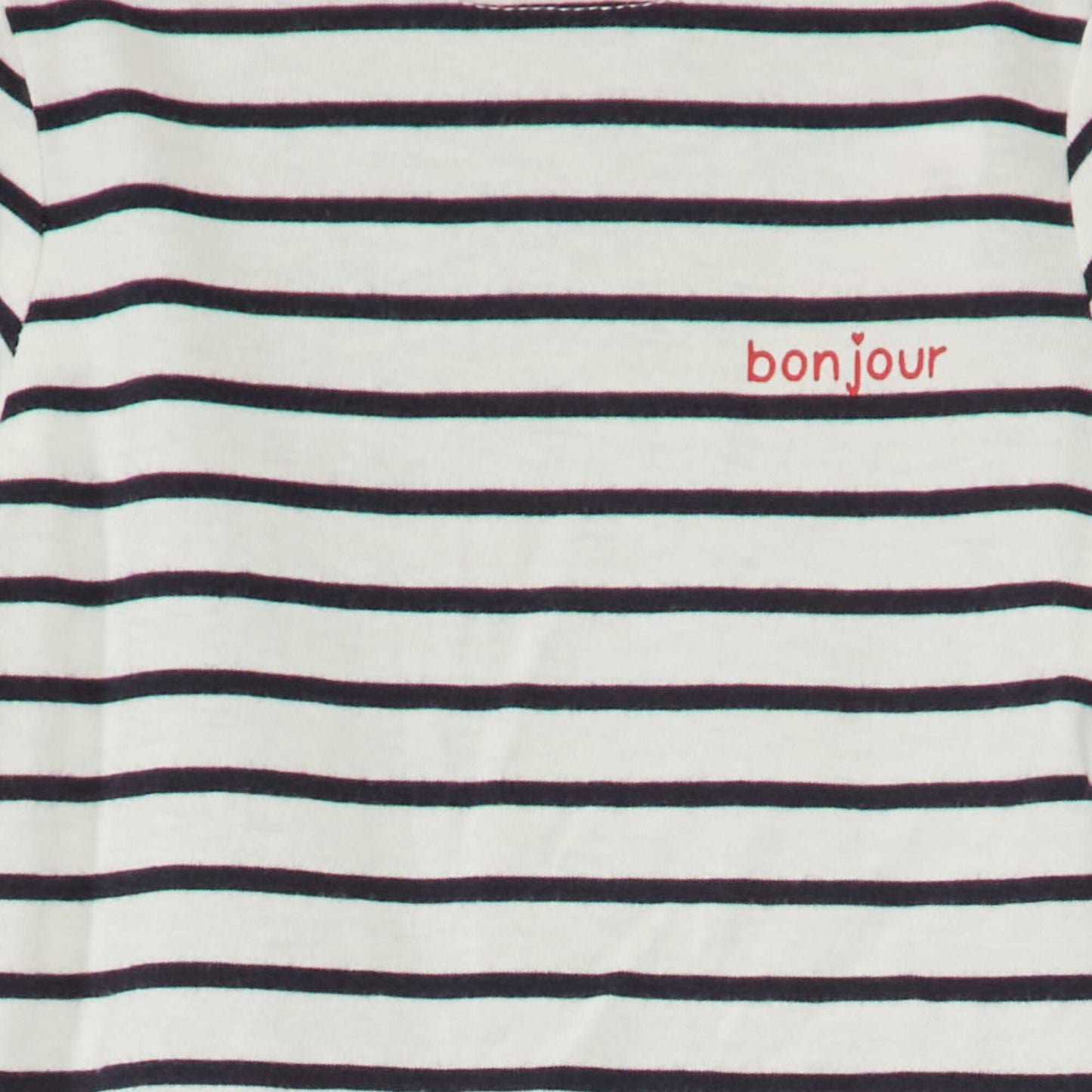 Long-sleeved T-shirt with print blue stripes