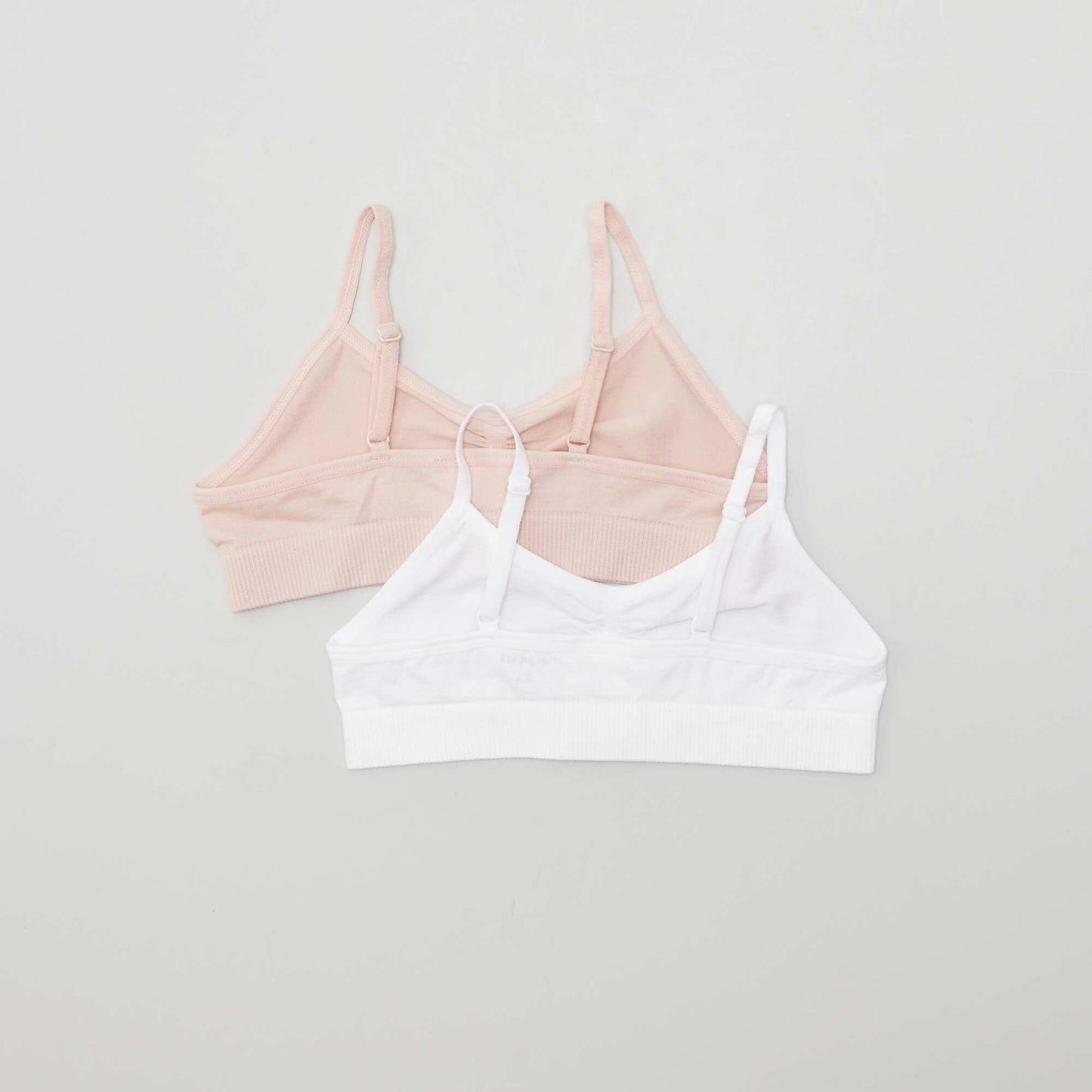 Pack of 2 jersey bralettes GREY