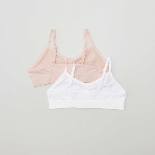 Pack of 2 jersey bralettes GREY