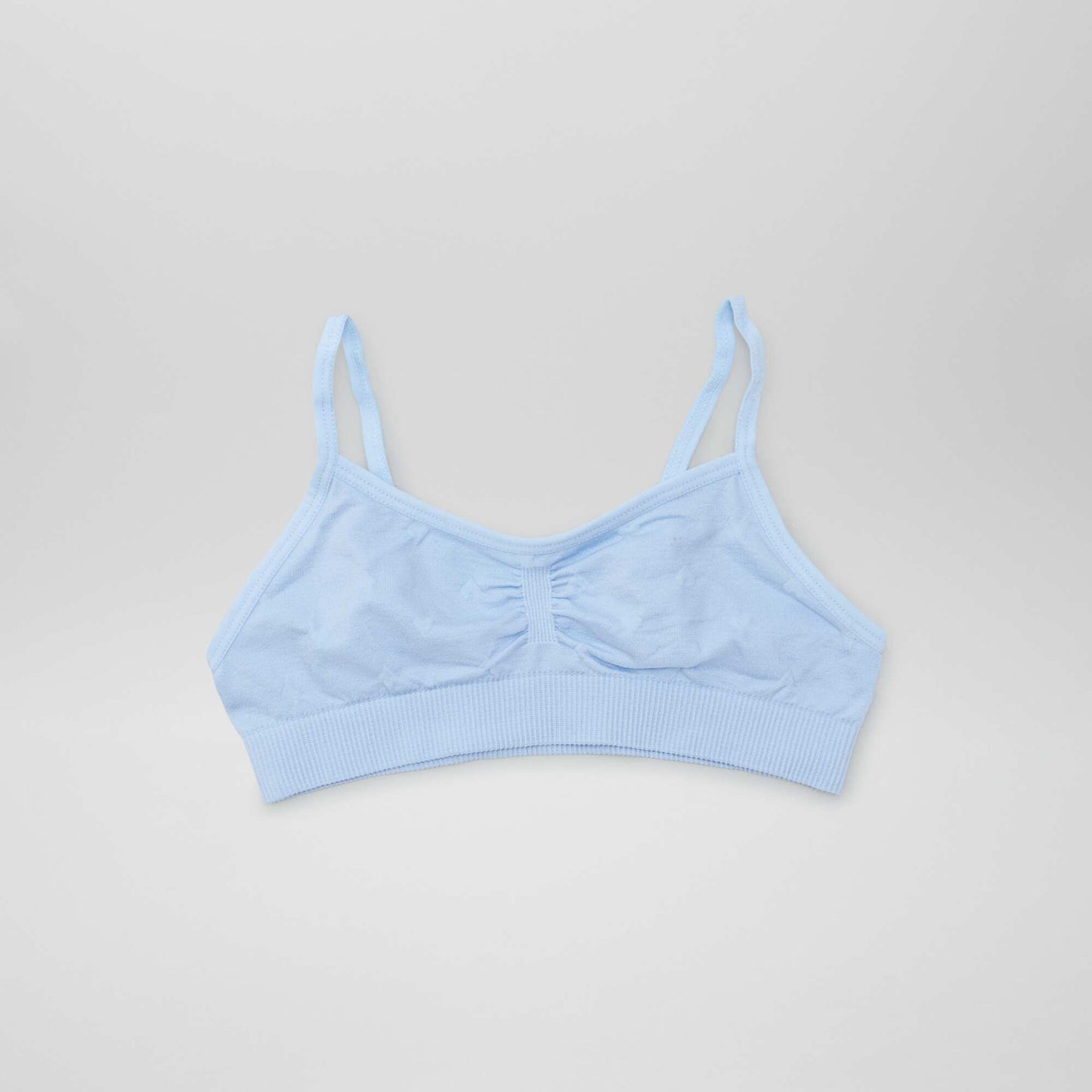 Pack of 2 jersey bralettes BLUE