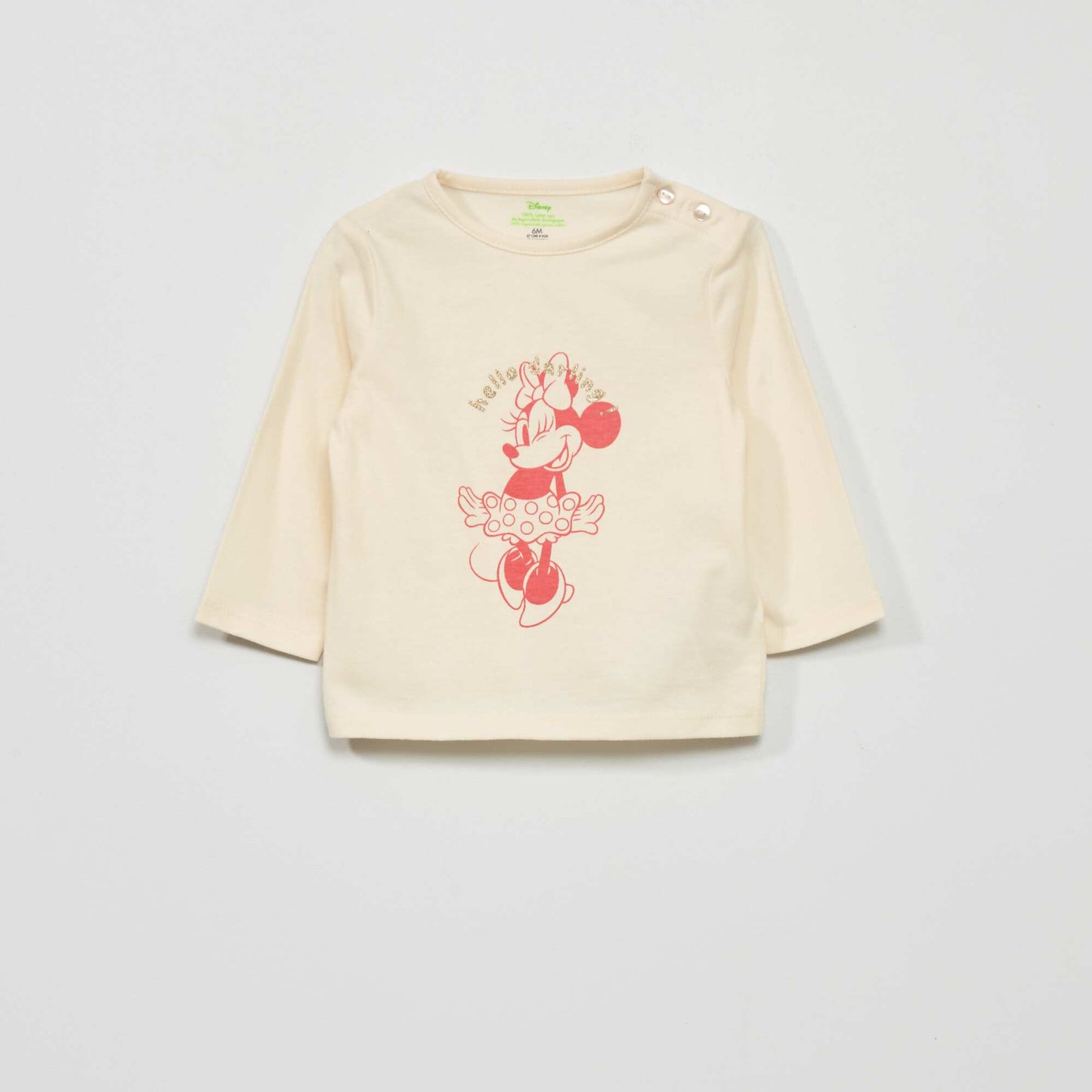 Minnie Mouse long-sleeved T-shirt WHITE