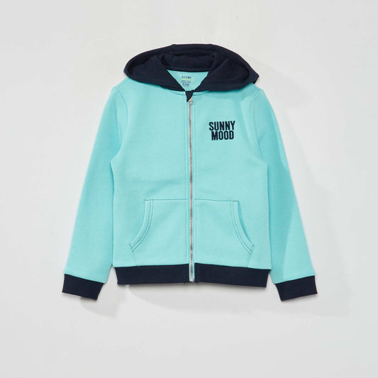 Zip-up sweatshirt BLUE