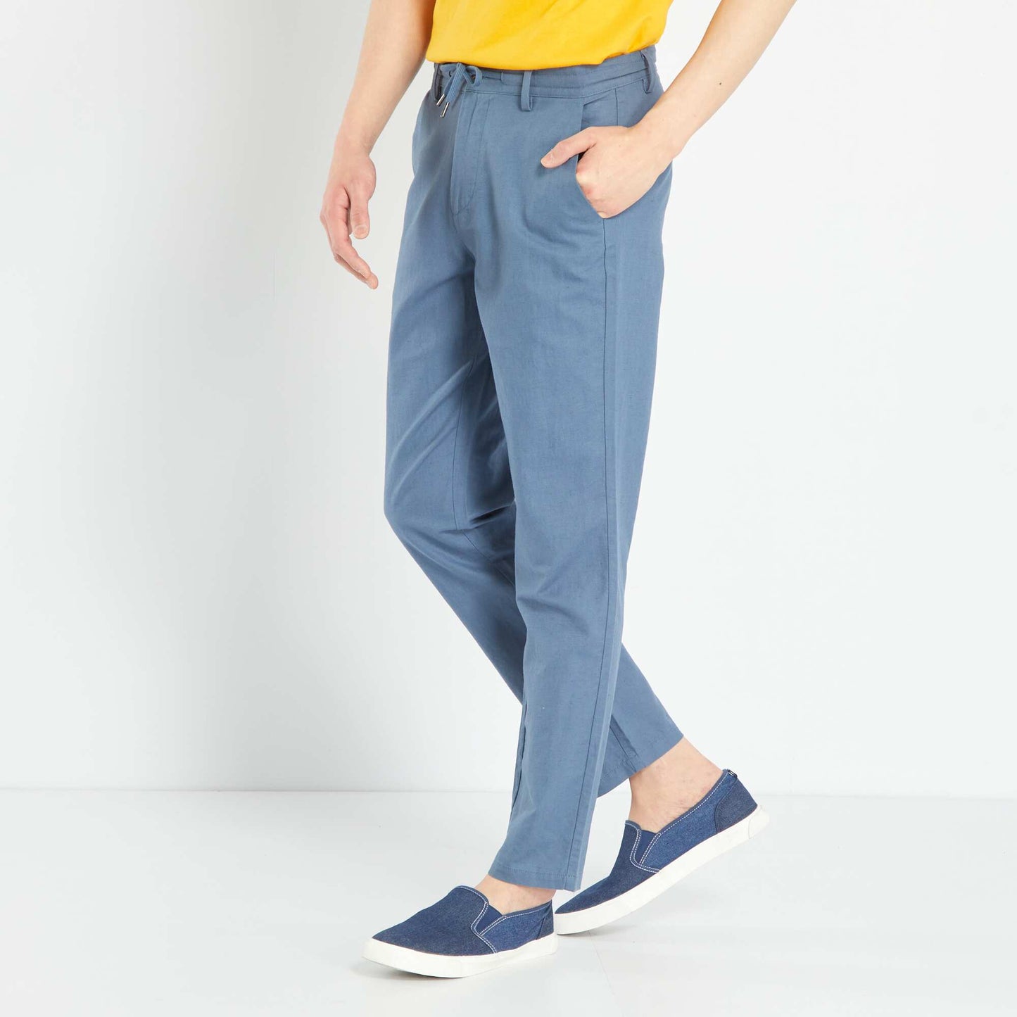 Slim-fit chinos BERIN BLUE