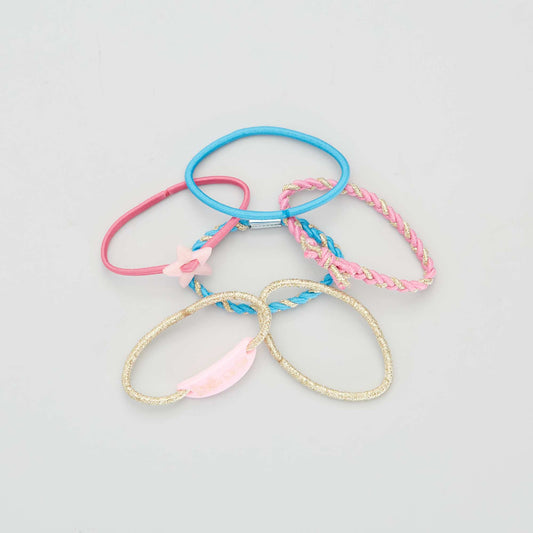 Pack of 6 cute hairbands BEIGE