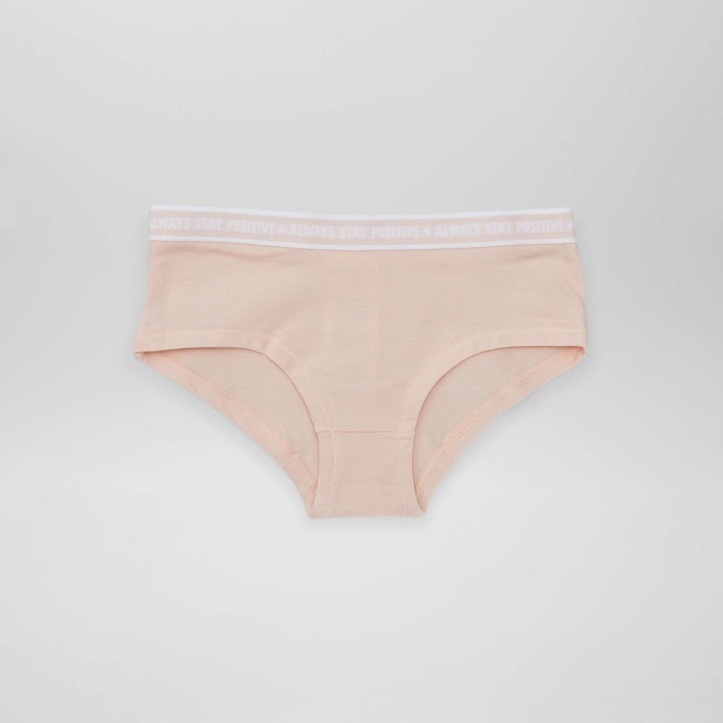 Pack of 3 pairs of stretchy boy shorts PINK_KHAKI