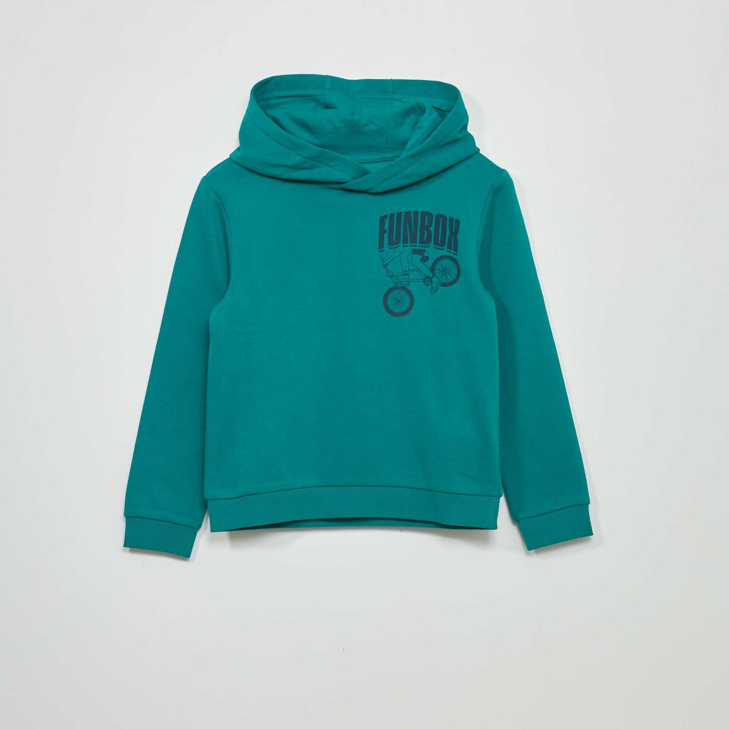 Sweatshirt fabric hoodie GREEN