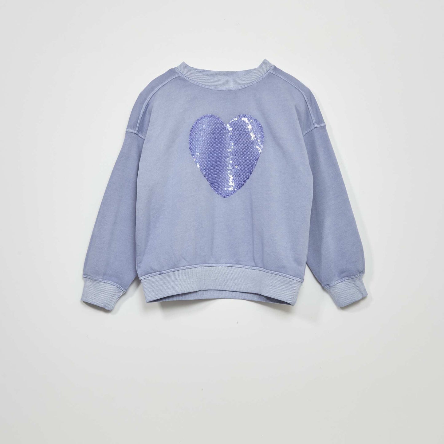 Lightweight printed sweatshirt BLU_HEART