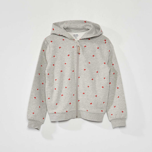 Zip-up hoodie GREY