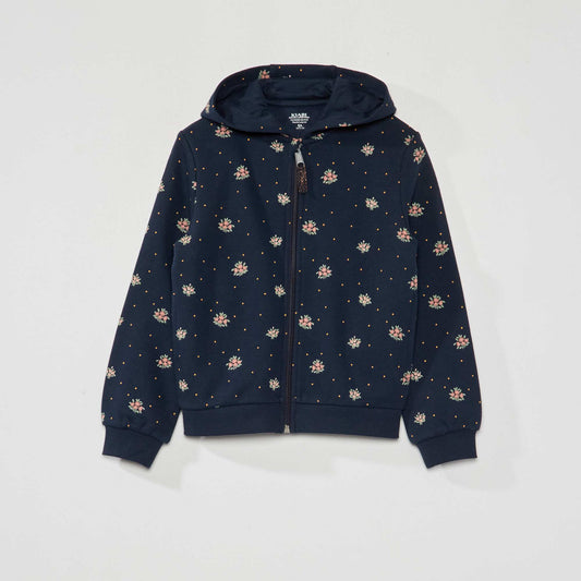 Zip-up hoodie BLUE