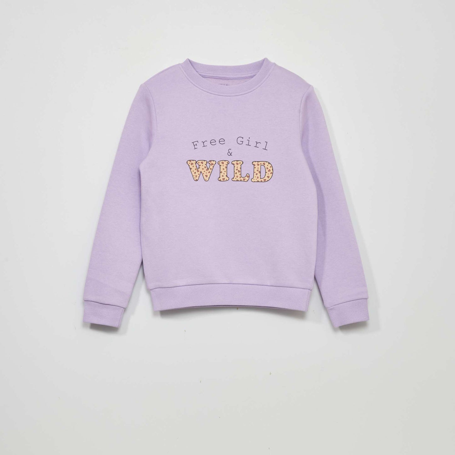 Printed sweatshirt PURPLE