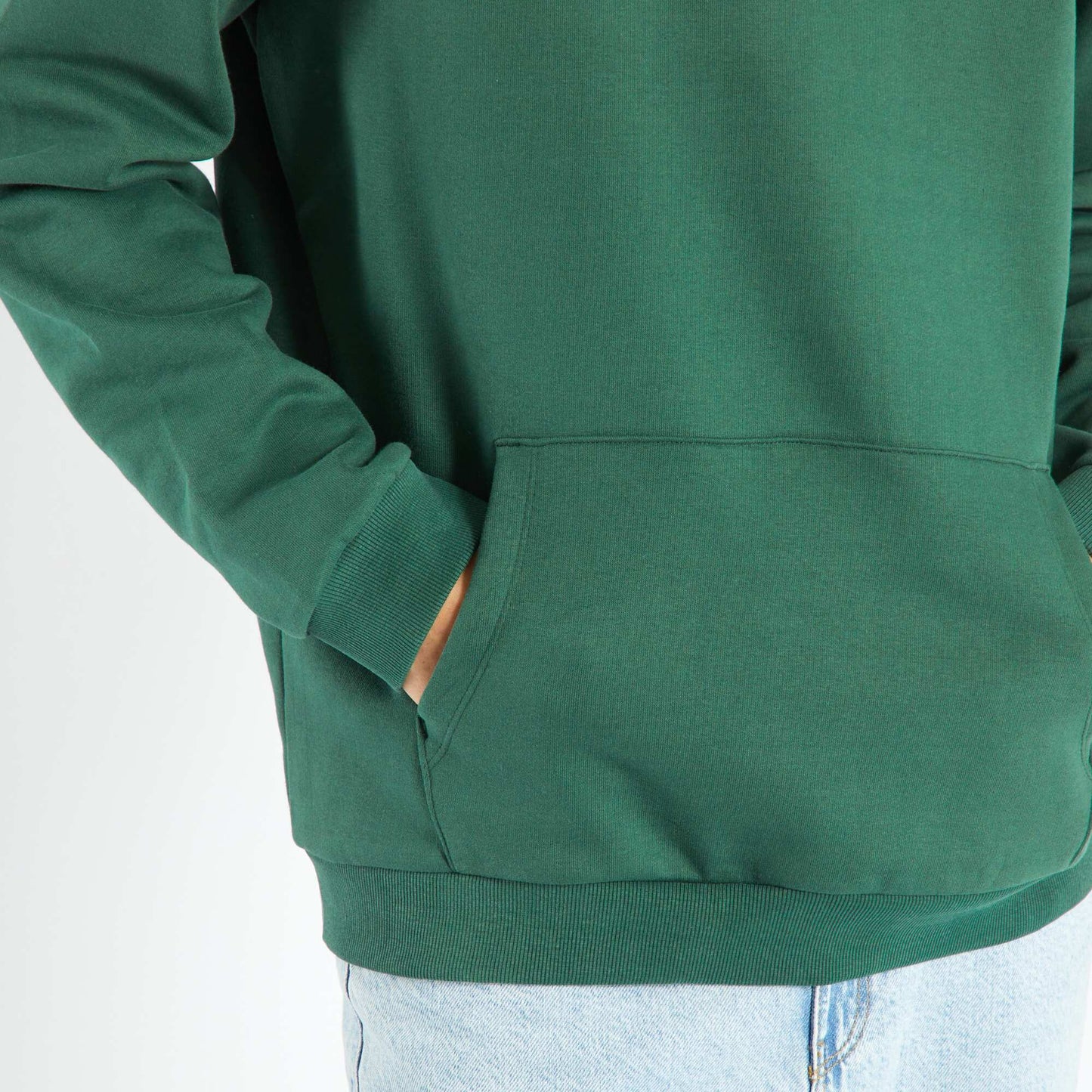 Hoodie with kangaroo pocket PINENEEDLE