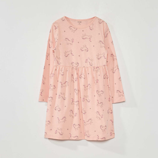 Printed dress PINK