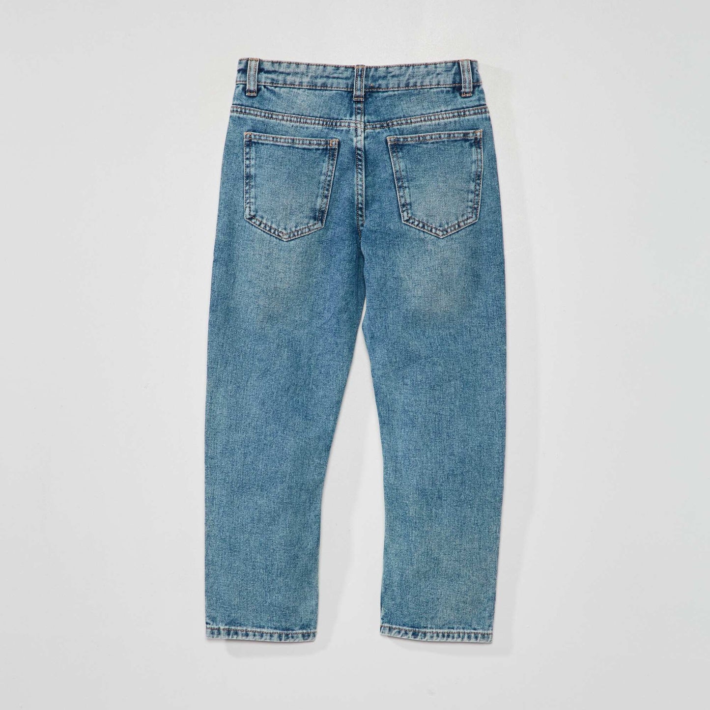 5-pocket straight-leg jeans BLUE