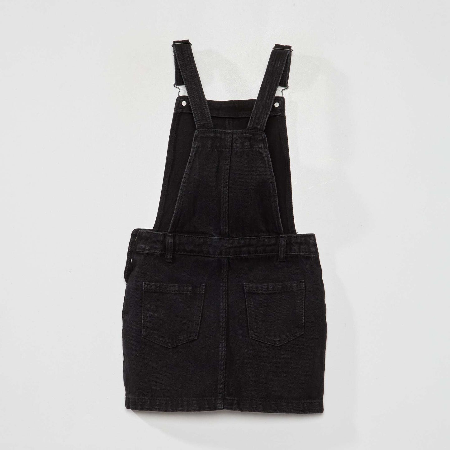 Denim dungarees BLACK