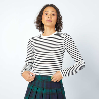 Cropped T-shirt BLACK