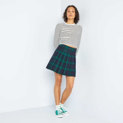 Cropped T-shirt BLACK