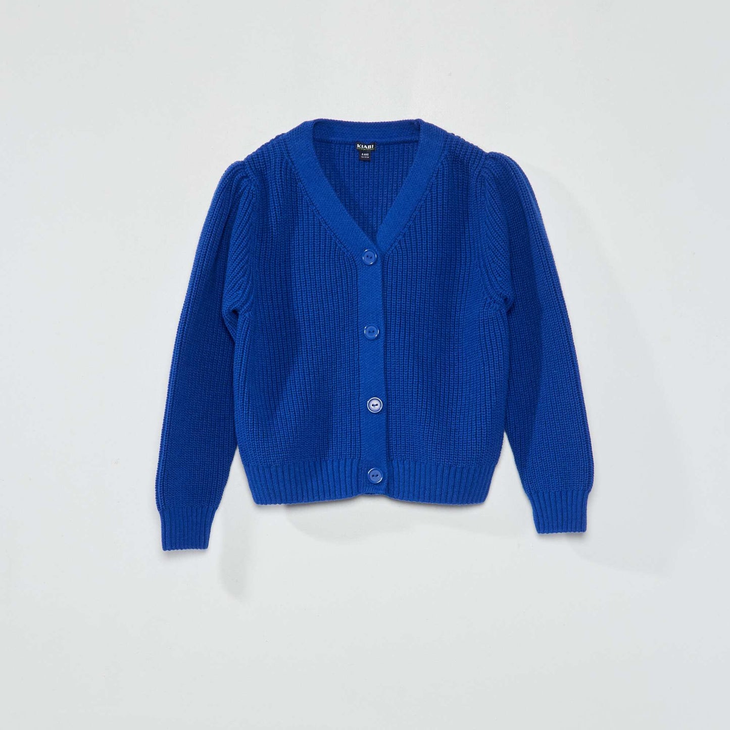 Knitted cardigan blue