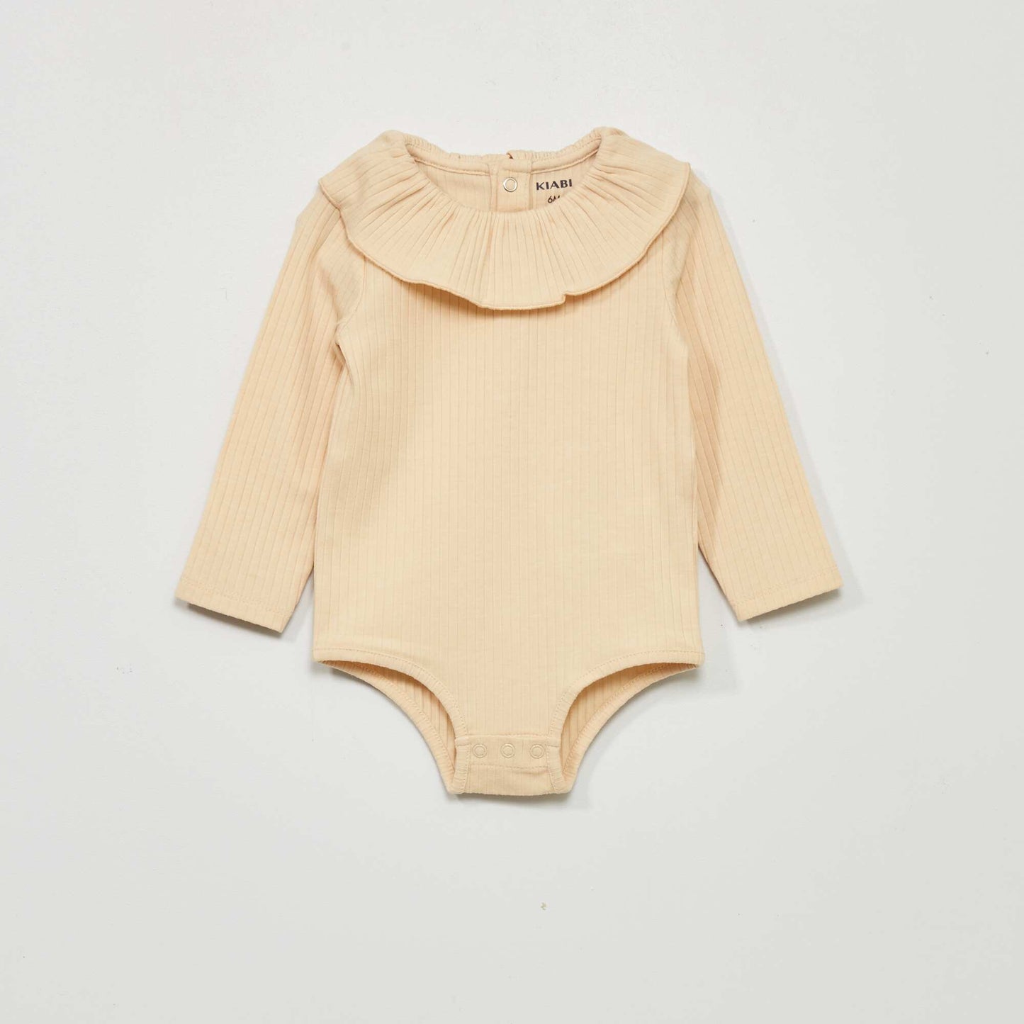 Long-sleeved bodysuit BEIGE