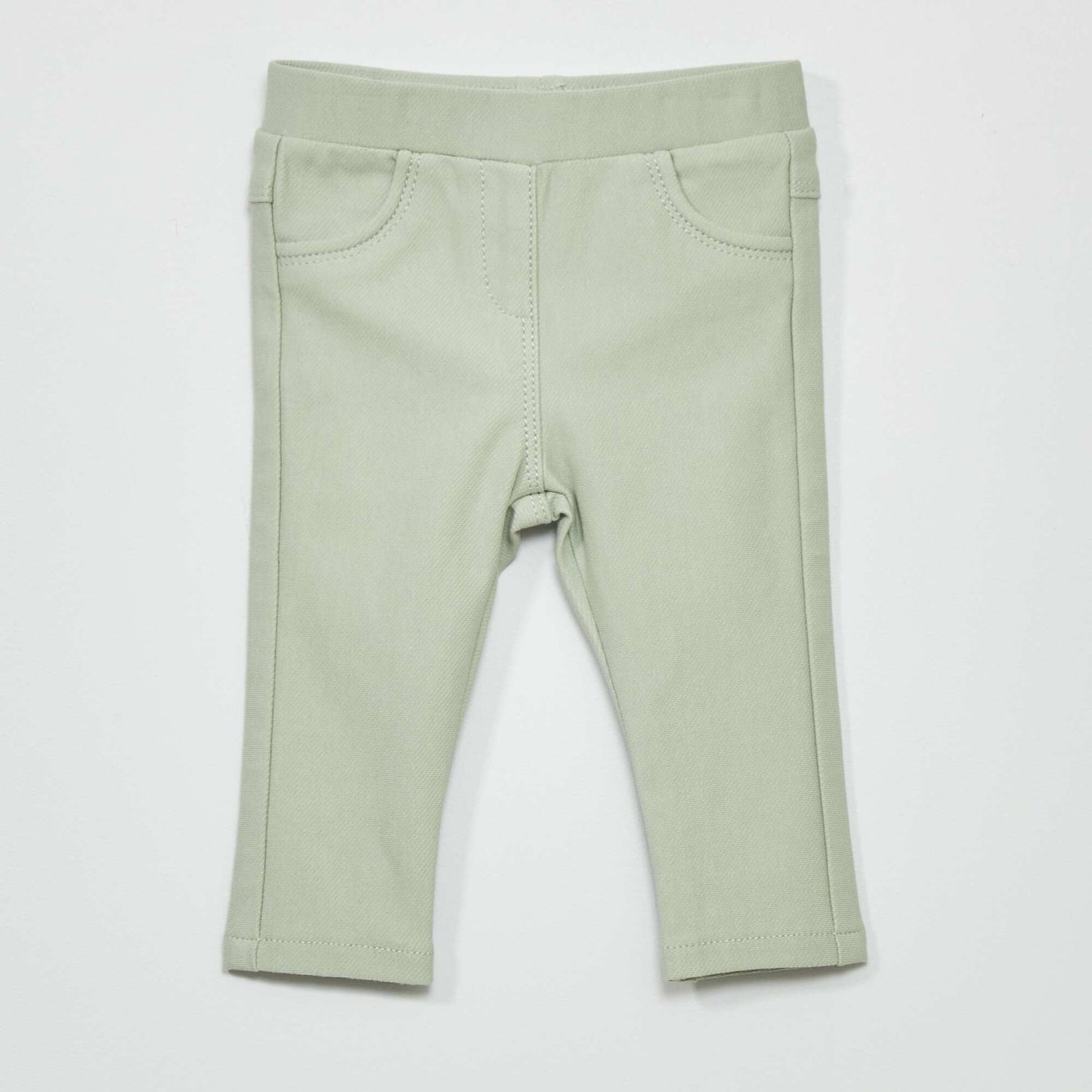 Stretch jeggings ash green