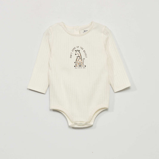 Long-sleeved bodysuit SNOW GIRAFFE